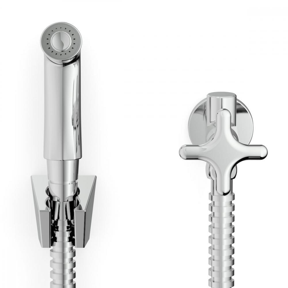 Ducha Higiênica Com Derivação Cross Cromado Celite - 2