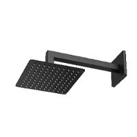 Chuveiro De Parede Cano Cubit C65 Preto Matte Meber 30cm - 1