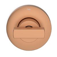 Acabamento De Registro Para Base Deca 1/2 3/4 1 Flow  Rose Gold Matte Celite - 2