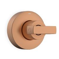 Acabamento De Registro Para Base Deca 1/2 3/4 1 Flow  Rose Gold Matte Celite - 3