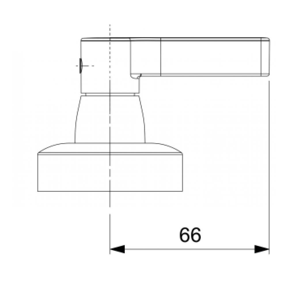 Acabamento De Registro Base Docol Lix 1/2, 3/4, 1 Cromado Celite  - 4