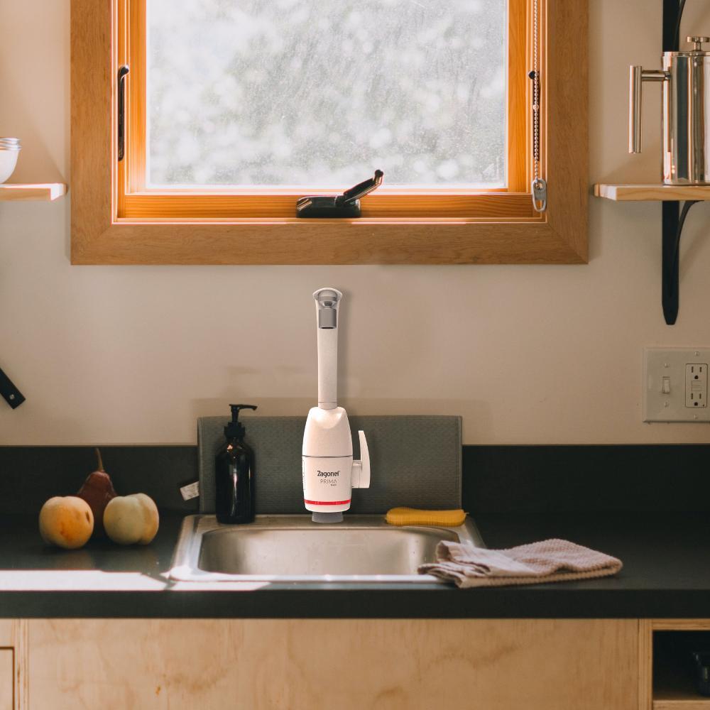 Torneira Prima Touch Eletrônica 5500w 220v Branco Zagonel - 3