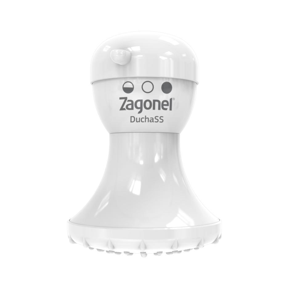 Ducha SS 3 Temperaturas Branco Zagonel 5400W 127V - 1