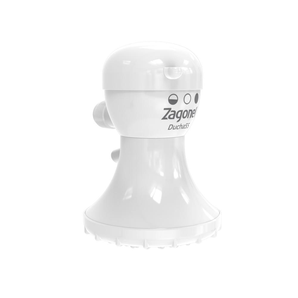 Ducha SS 3 Temperaturas Branco Zagonel 5400W 127V - 3