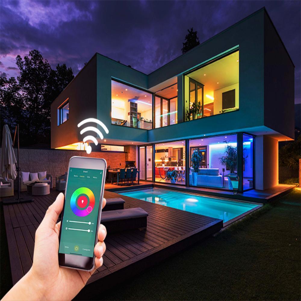 Smart Spot Wi-Fi Led Quadrado Tek RGB+CCT Taschibra 5W - 2