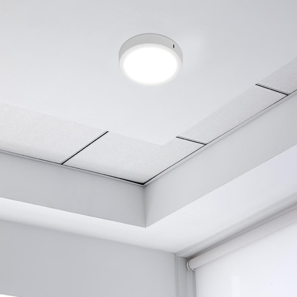 Painel Led Sobrepor Redondo Lys 6500K Branco Taschibra 18W - 2