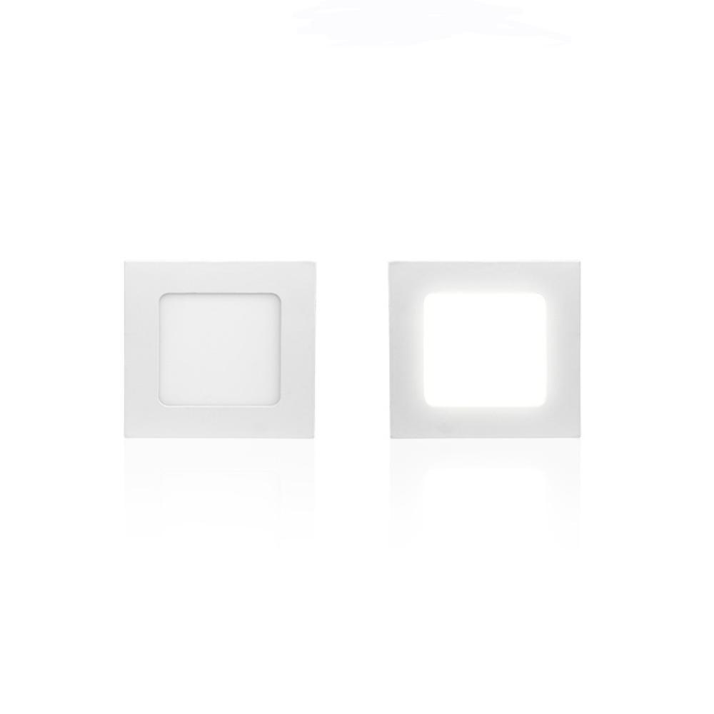 Painel Led Lux Quadrado De Embutir 6500K 18118 Taschibra 6W - 2