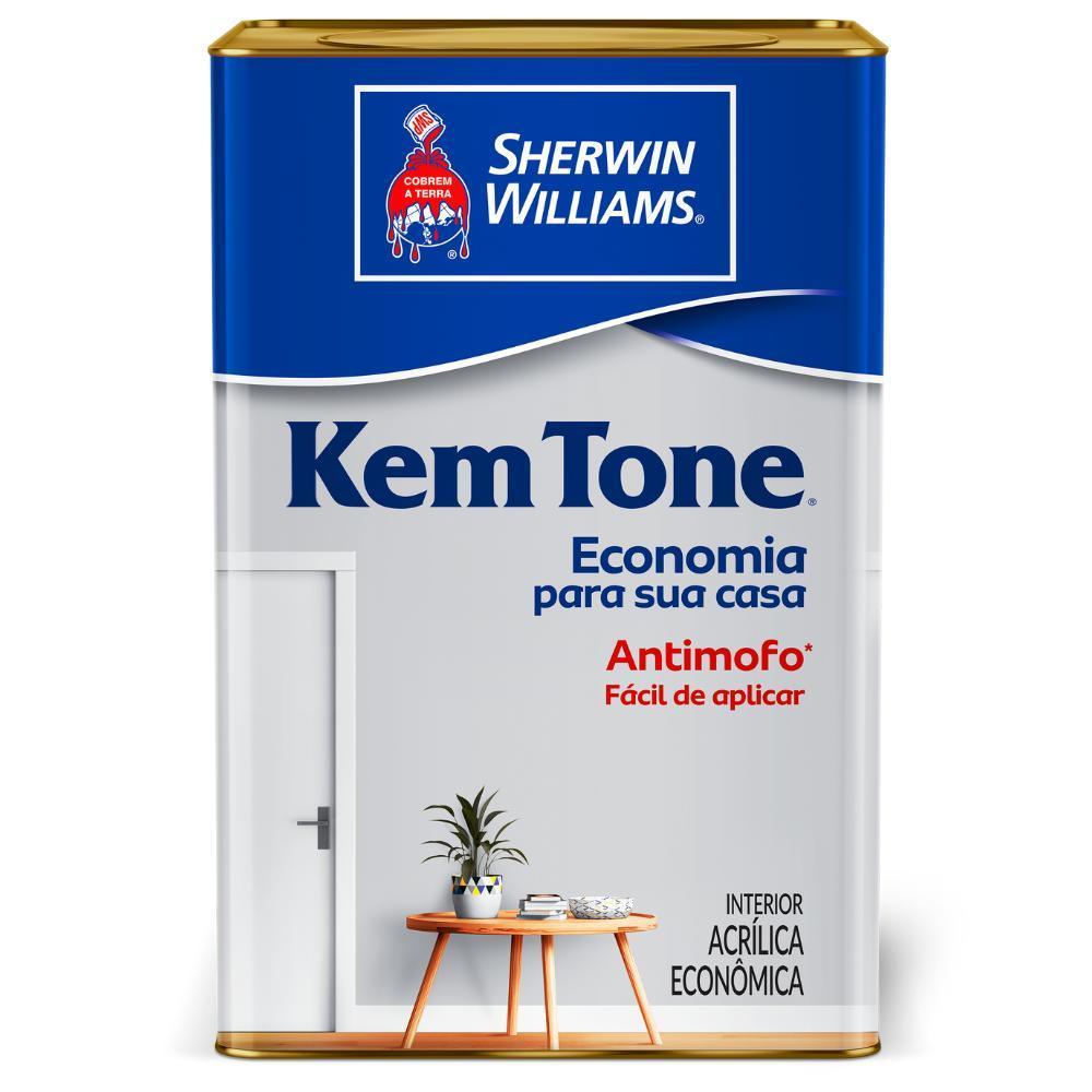 Tinta ACR Kemtone Branco Fosco Sherwin Williams 18L - 1