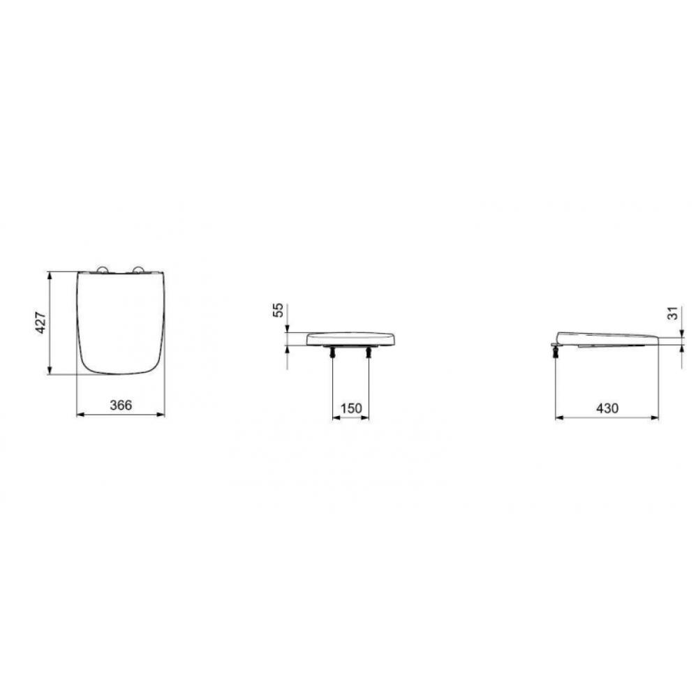 Assento Sanitário Amortecido Polipropileno Boss Branco Incepa - 3