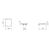 Assento Sanitário Amortecido Polipropileno Boss Branco Incepa - 3