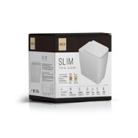 Kit Vaso Sanitário Completo Com Caixa Acoplada Slim Total Clean Branco Deca - 4