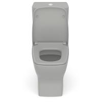 Kit Vaso Sanitário Com Caixa Acoplada Assento Termofixo E Acessórios de Instalação Boss Stone Celite