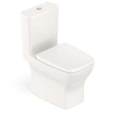 Kit Vaso Sanitário Com Caixa Acoplada Assento Termofixo E Acessórios De Instalação Boss Beige Celite