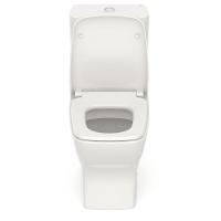 Kit Vaso Sanitário Com Caixa Acoplada Assento Termofixo E Acessórios De Instalação Boss Beige Celite