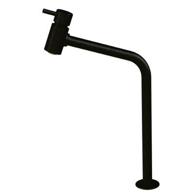 Torneira Bica Alta de Mesa p/Lavatório Bello Black Preto Fosco Romar