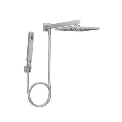 Chuveiro Quadrado Com Desviador E Ducha Manual Cromado Deca