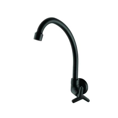 Torneira Para Cozinha De Parede 1187 15 Bj 1/4v Preto Matte Meber