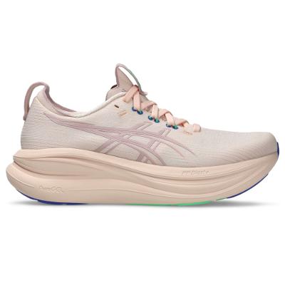 Tênis ASICS GEL Nimbus 28 - Feminino - Rosa/Bege