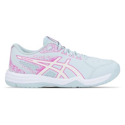 Tênis ASICS Gel-Backhand 2 - Feminino - Azul/Rosa