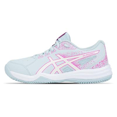 Tênis ASICS Gel-Backhand 2 Saibro - Feminino - Azul/Rosa