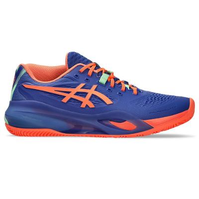 Tênis ASICS Gel-Resolution X Padel - Masculino - Azul/Laranja
