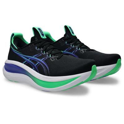 Tênis ASICS GEL Nimbus 28 - Masculino - Preto/Azul