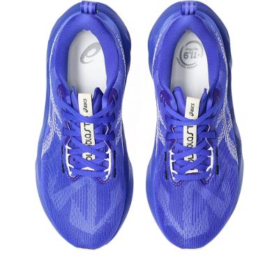 Tênis ASICS Novablast 5 - Feminino - Azul/Branco