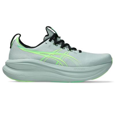 Tênis ASICS GEL Nimbus 28 - Masculino - Azul/Verde