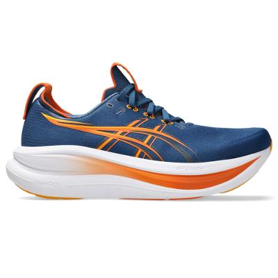 Tênis ASICS GEL Nimbus 28 - Masculino - Azul/Amarelo