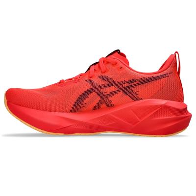 Tênis ASICS Novablast 5 - Masculino - Vermelho/Roxo