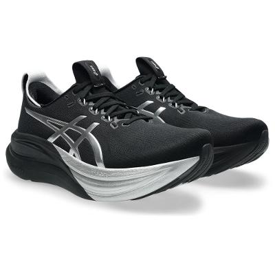 Tênis ASICS GEL Nimbus 28 - Masculino - Prata/Preto