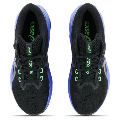 Tênis ASICS Novablast 5 GS - Infantil - Preto/Azul