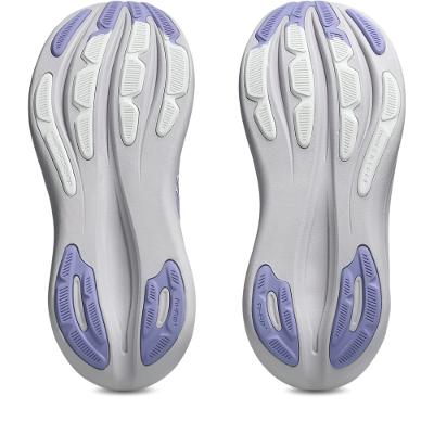 Tênis ASICS GEL Nimbus 28 - Feminino - Roxo/Branco