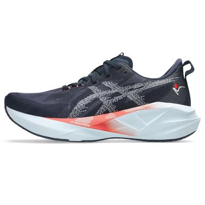 Tênis ASICS Novablast 5 São Silvestre - Unissex - Azul/Branco