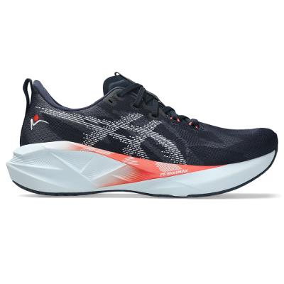 Tênis ASICS Novablast 5 São Silvestre - Unissex - Azul/Branco