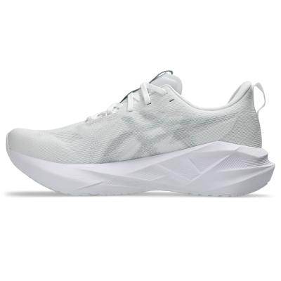 Tênis ASICS Novablast 5 - Masculino - Branco/Cinza
