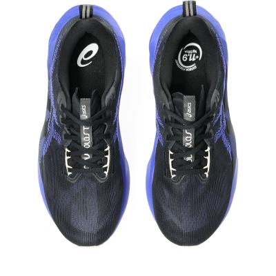Tênis ASICS Novablast 5 - Masculino - Preto/Azul
