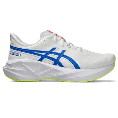 Tênis ASICS Novablast 5 Atc - Masculino - Branco/Azul