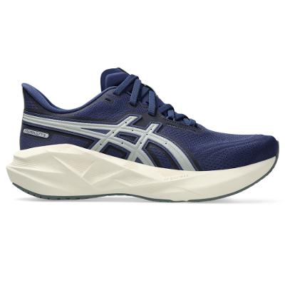 Tênis ASICS Novablast 5 Atc - Feminino - Azul/Cinza