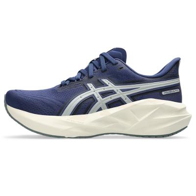 Tênis ASICS Novablast 5 Atc - Feminino - Azul/Cinza