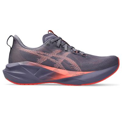 Tênis ASICS Novablast 5 - Masculino - Roxo/Rosa
