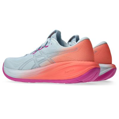 Tênis ASICS GEL-Cumulus 28 - Feminino - Azul/Rosa