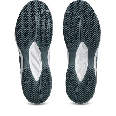 Tênis ASICS Court Slide 4 Saibro/Oc - Masculino - Cinza/Branco