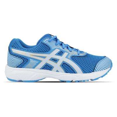 Tênis ASICS Buzz 4 - Infantil - Azul/Dourado