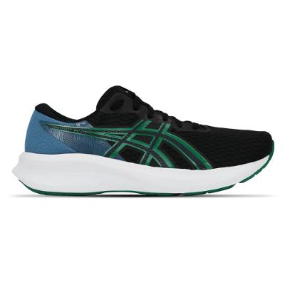 Tênis ASICS Patriot 14 - Masculino - Preto/Verde
