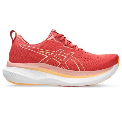 Tênis ASICS Glideride Max - Feminino - Rosa/Laranja