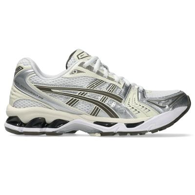 Tênis ASICS GEL-Kayano 14 - Unissex - Branco/Bege