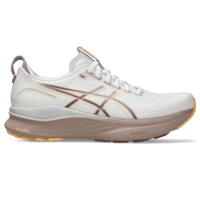 Tênis ASICS GEL-Kayano 32 - Feminino - Branco/Laranja