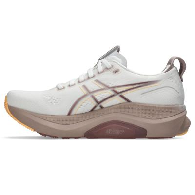 Tênis ASICS GEL-Kayano 32 - Feminino - Branco/Laranja