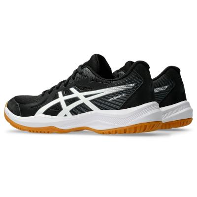 Tênis ASICS Upcourt 6 - Feminino - Preto/Branco